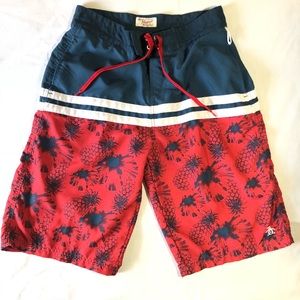🏄🏾Boys Penguin by Munsingwear Board Shorts Sz 18